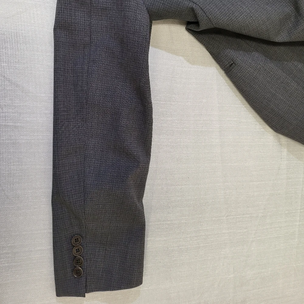 John Varvatos Blazer Men's Size 40R Wool‎ Double Vents Tweed